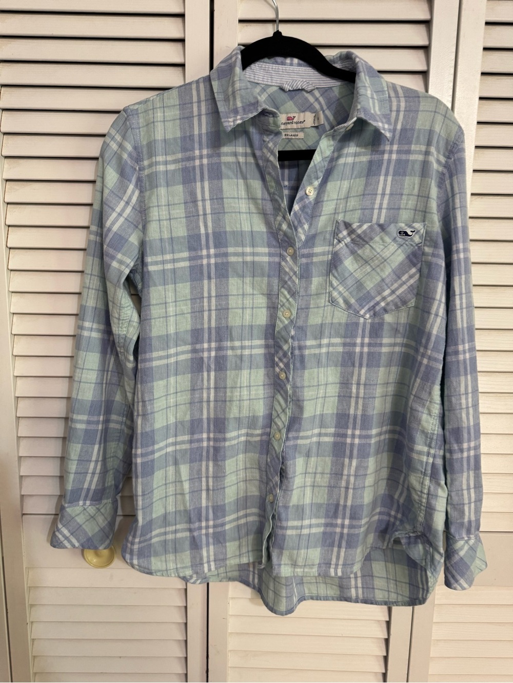 Vineyard Vines Women’s Size 6 Flannel Button-Down Shirt